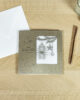 PALUXA_Leuchtende_Laterne_Brownsilver_birdview.jpg PALUXA Lasercut-Weihnachtskarte mit Laternen Motiv, liegend, Farbe Brownsilver.