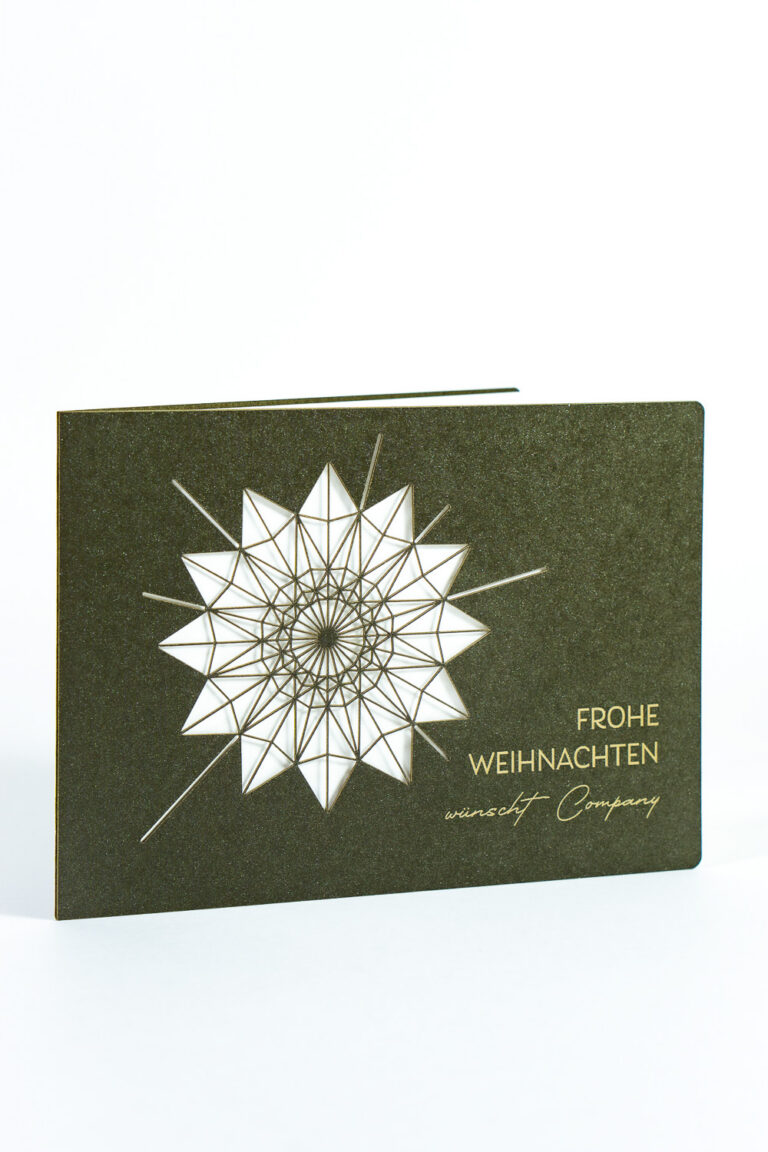 Motiv: Geometrischer Stern in A6