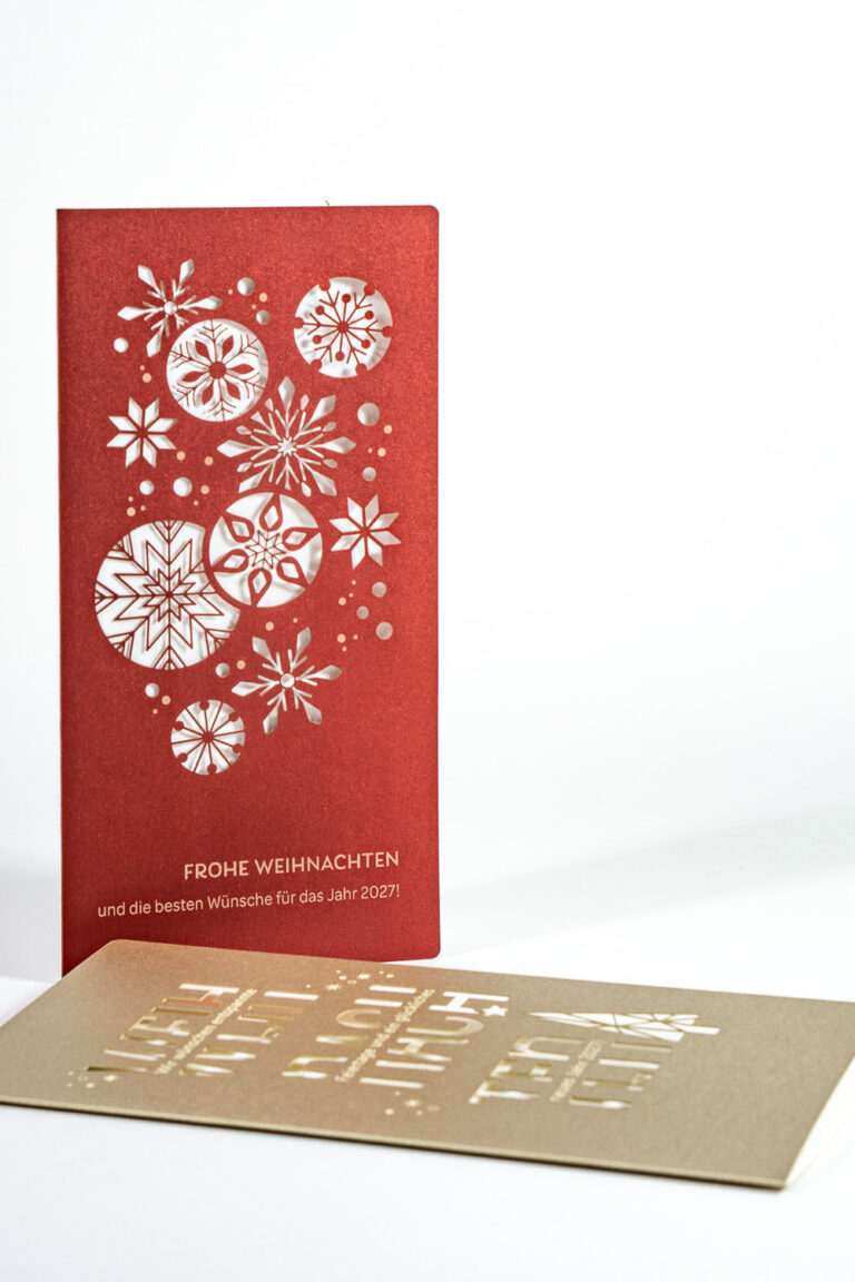 Motiv: Weihnachtliche Formen in DINlang